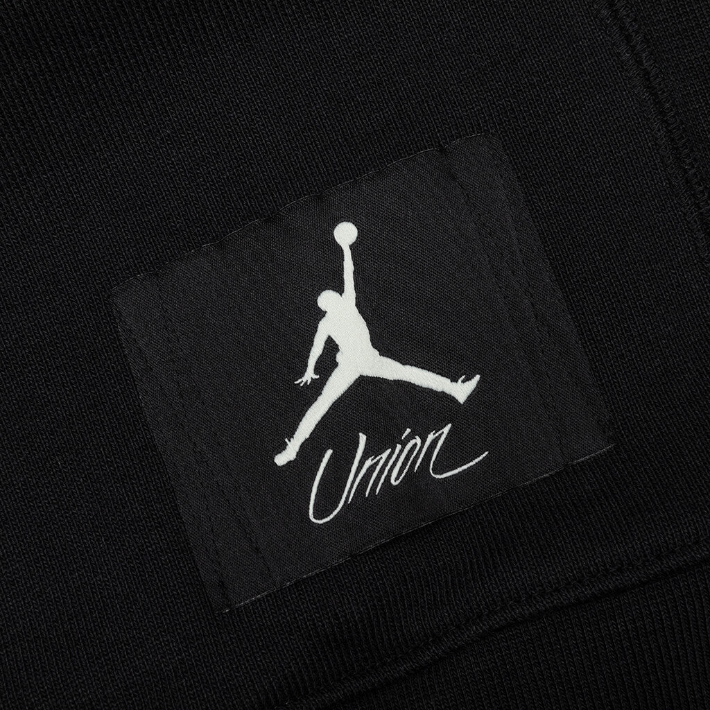 Jordan x Union Fleece Hoodie - Black/Coconut Milk