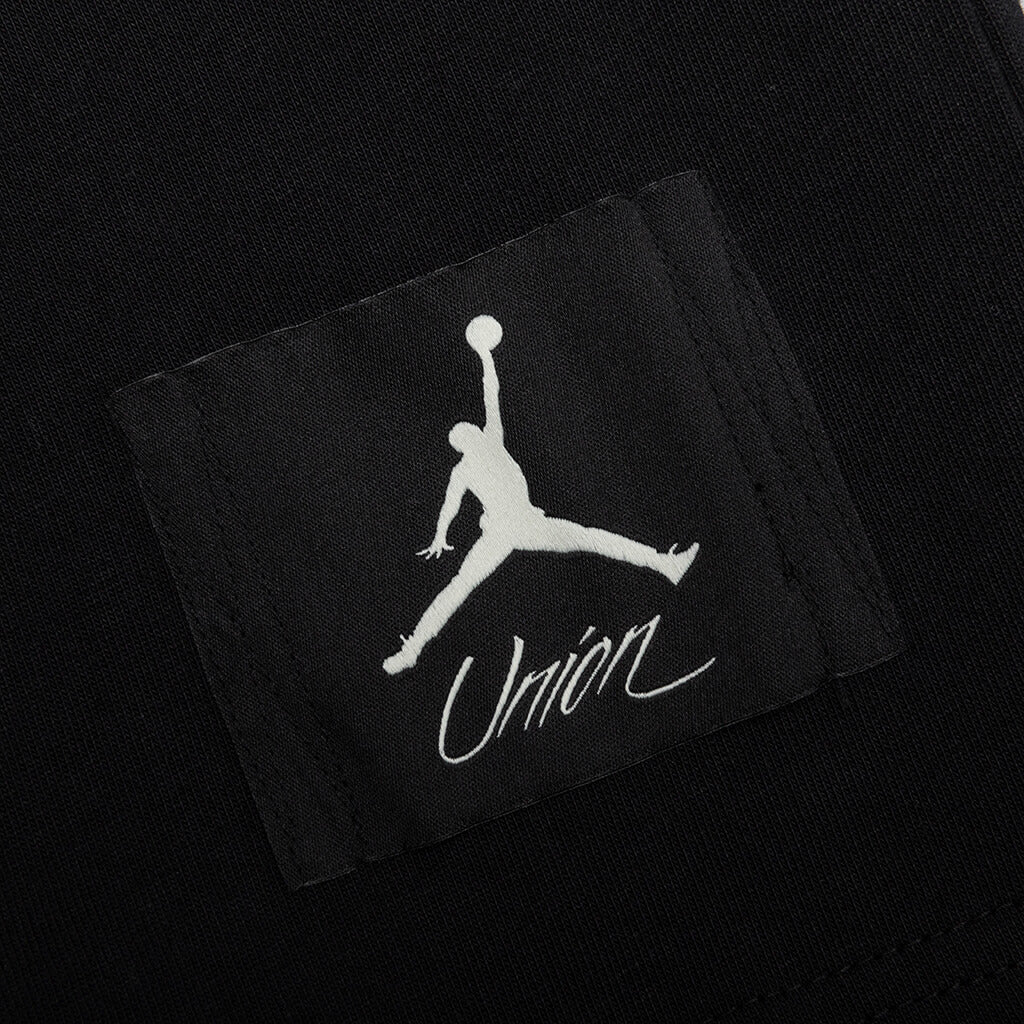Jordan x Union S/S Tee - Black/Coconut Milk