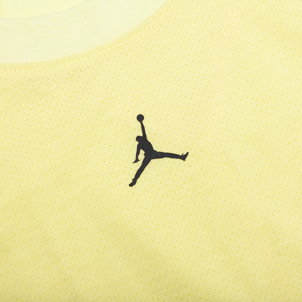 Jordan Sport Women's Diamond Tank - Citron Tint/Black
