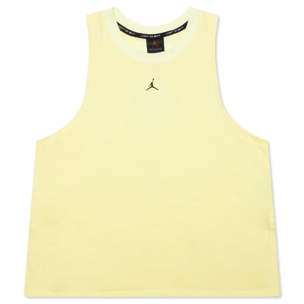 Jordan Sport Women's Diamond Tank - Citron Tint/Black