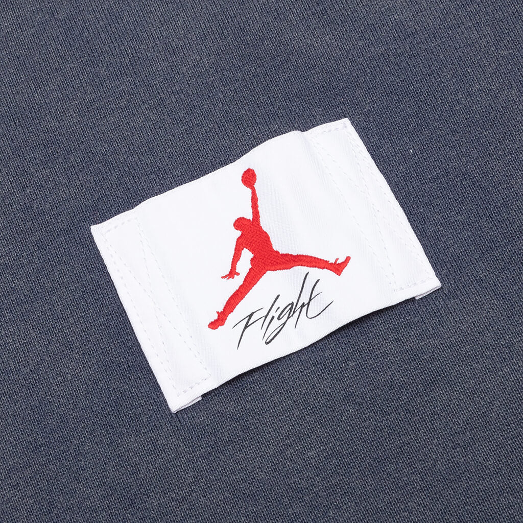 Women's Flight Fleece Pullover - Midnight Navy/University Red