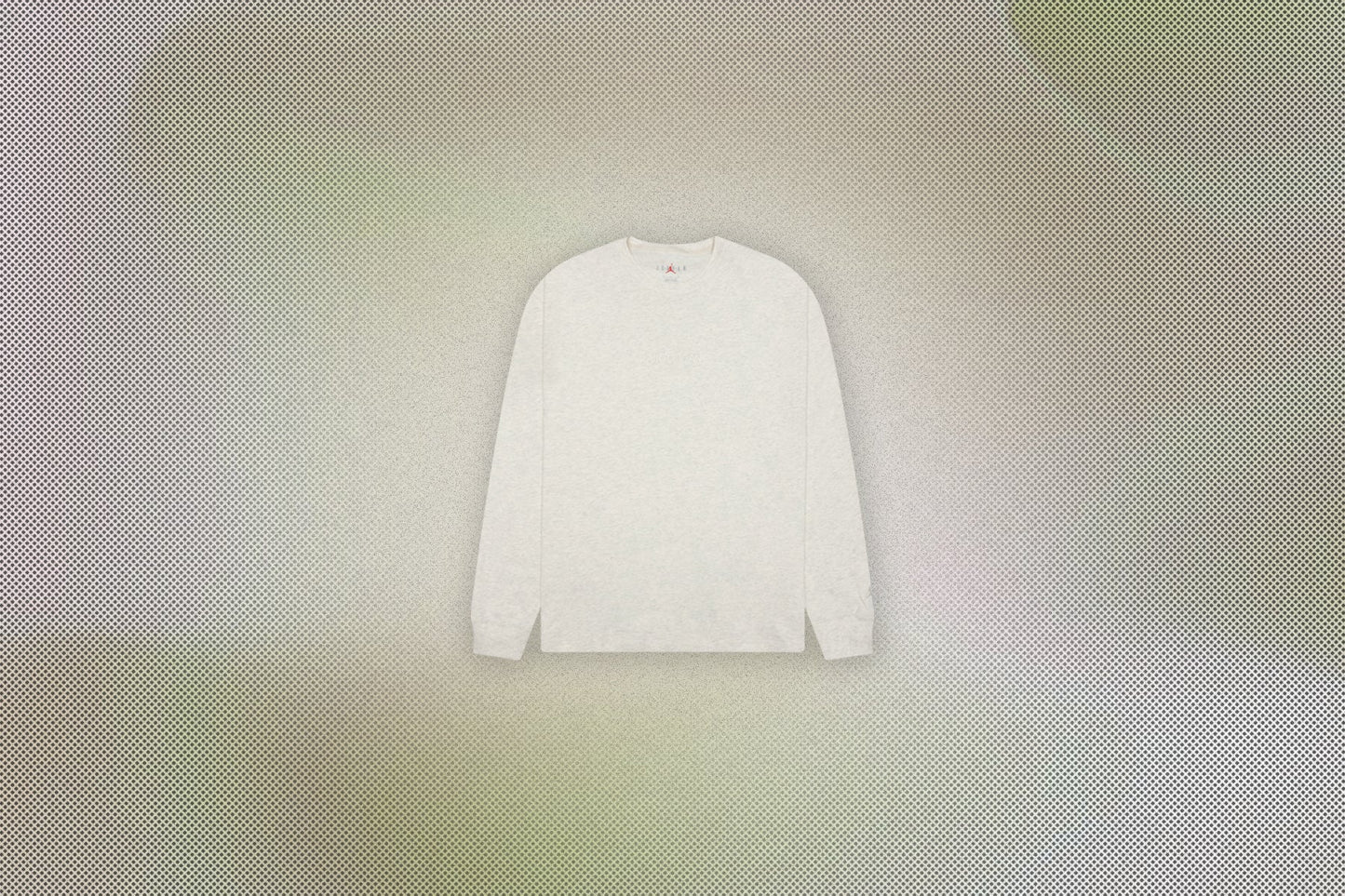 Wordmark L/S Tee - Oatmeal Heather