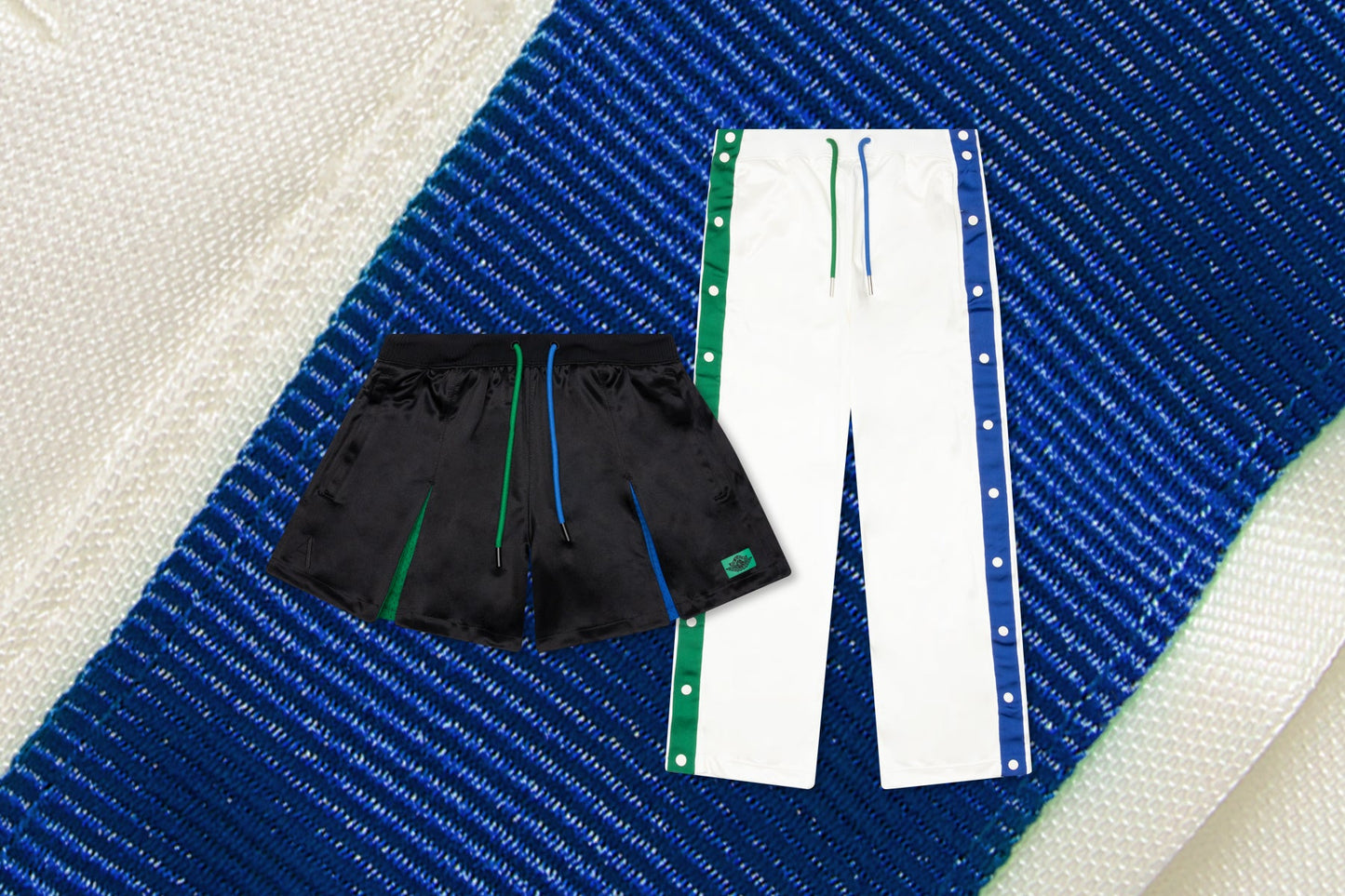 Jordan x Aleali May Women's Pleated Short - Black/Game Royal