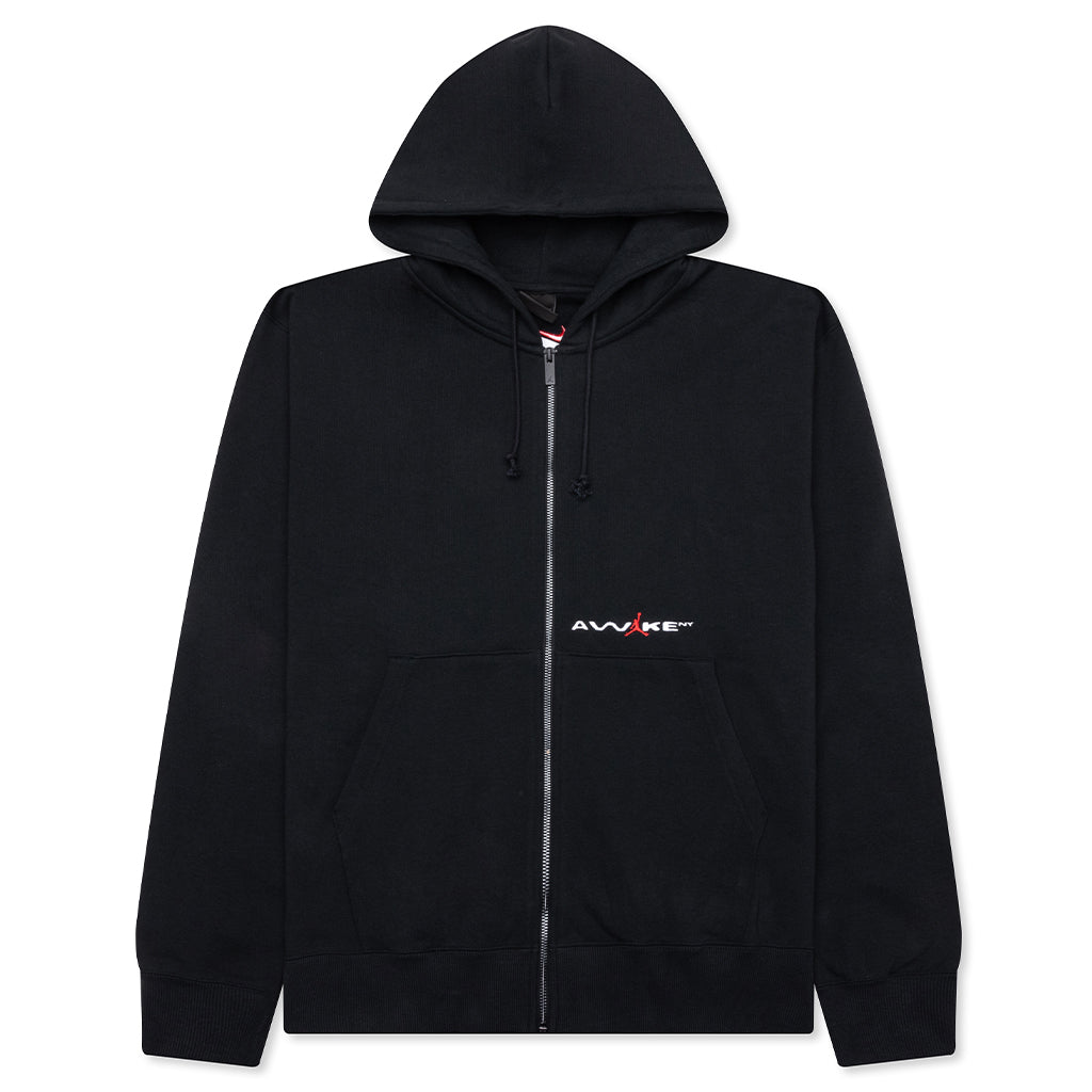 Jordan x Awake NY Full-Zip Fleece Hoodie - Black/University Red