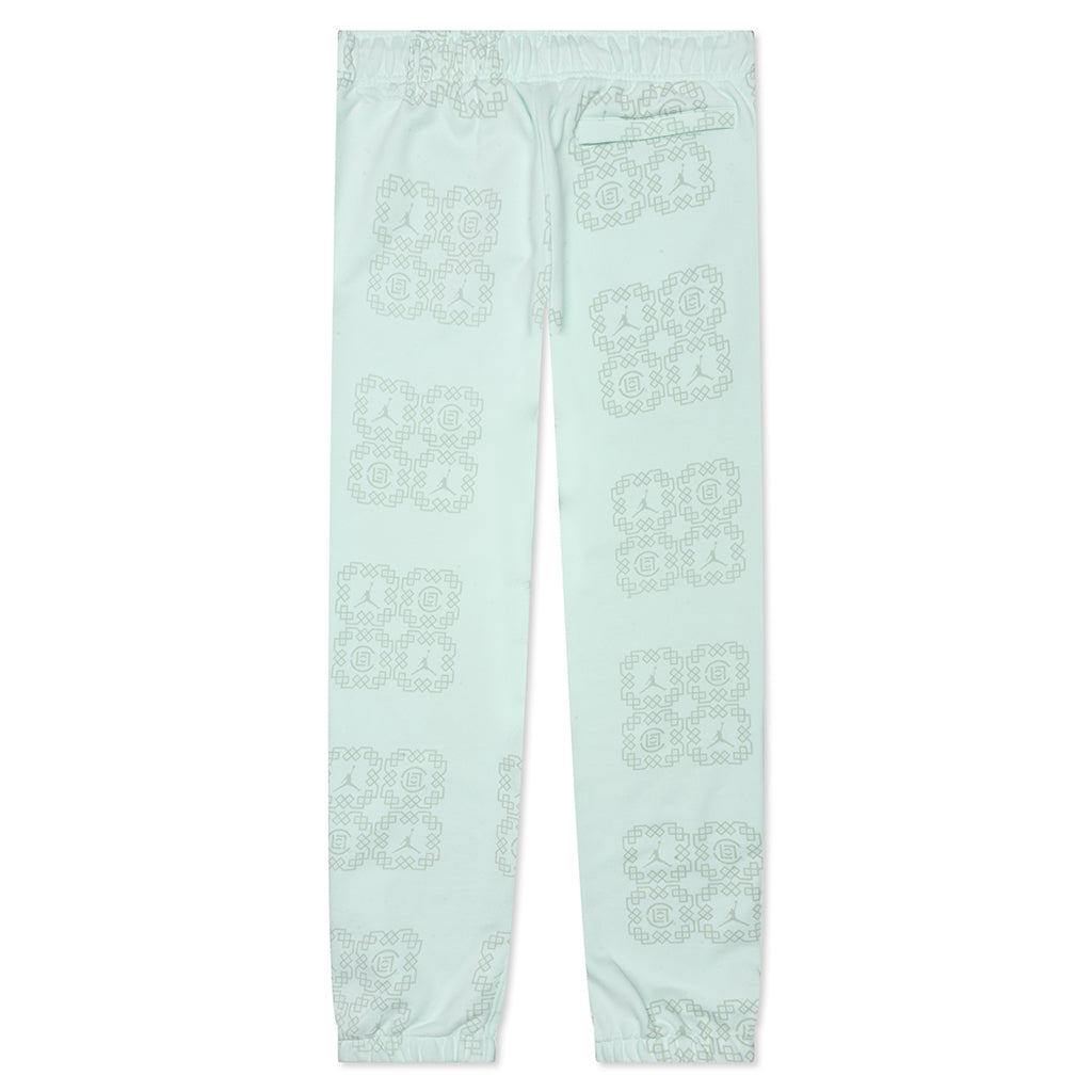 Jordan x CLOT Sweatpants - Barely Green/Light Silver/Storm Red