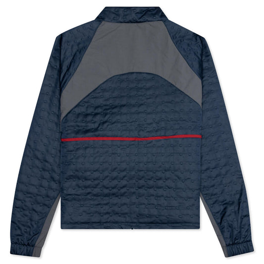 Jordan x CLOT Jacket - Navy/Flint Grey/Storm Red