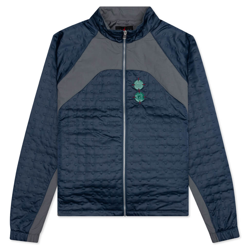 Jordan x CLOT Jacket - Navy/Flint Grey/Storm Red