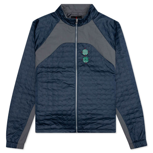 Jordan x CLOT Jacket - Navy/Flint Grey/Storm Red