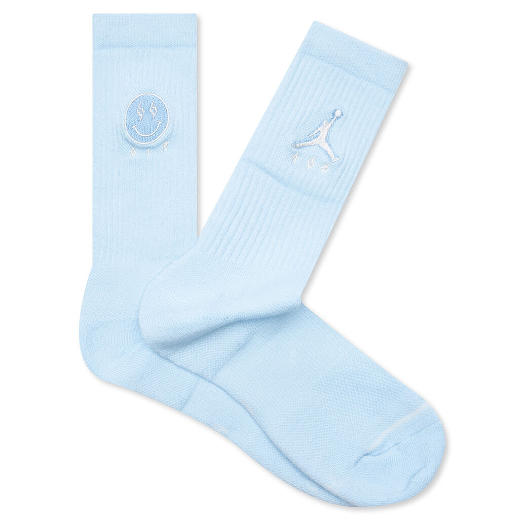 Jordan x J Balvin Legacy Socks - Celestine Blue