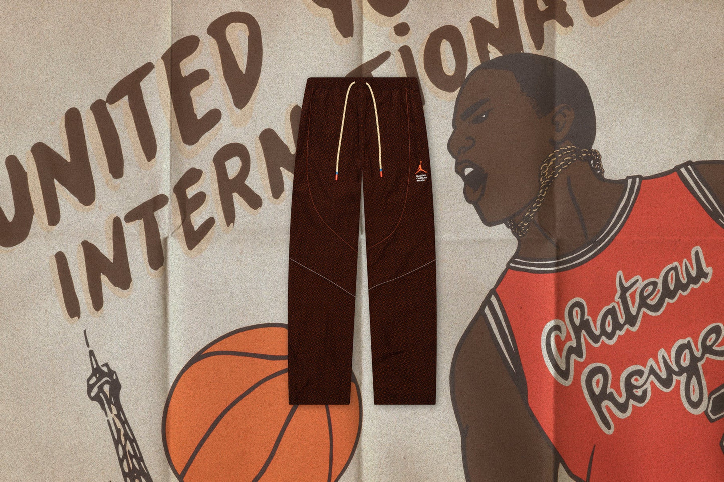 Jordan x Maison Chateau Rouge Woven Pants - Cinnamon/Sail