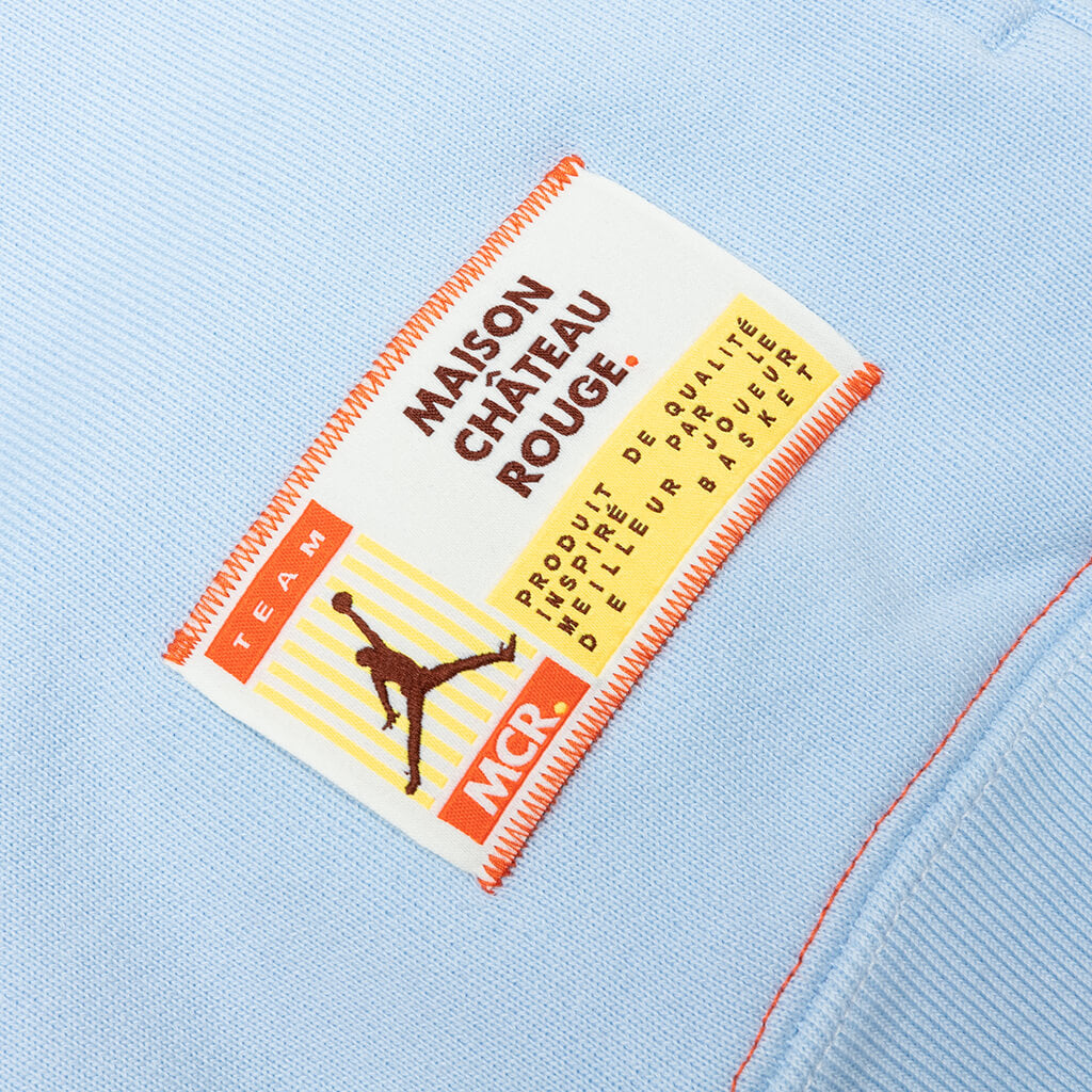 Jordan x Maison Chateau Rouge Fleece Hoodie - Celestine Blue