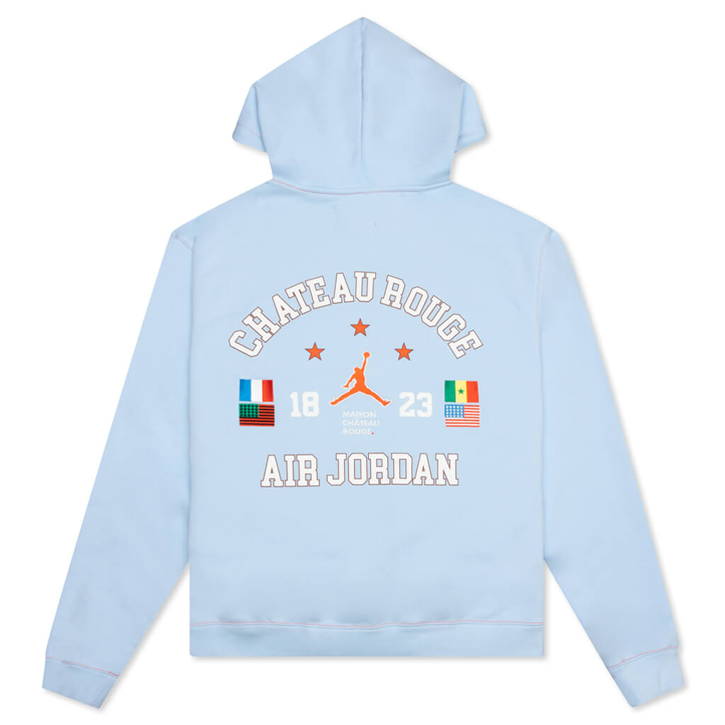 Jordan x Maison Chateau Rouge Fleece Hoodie - Celestine Blue