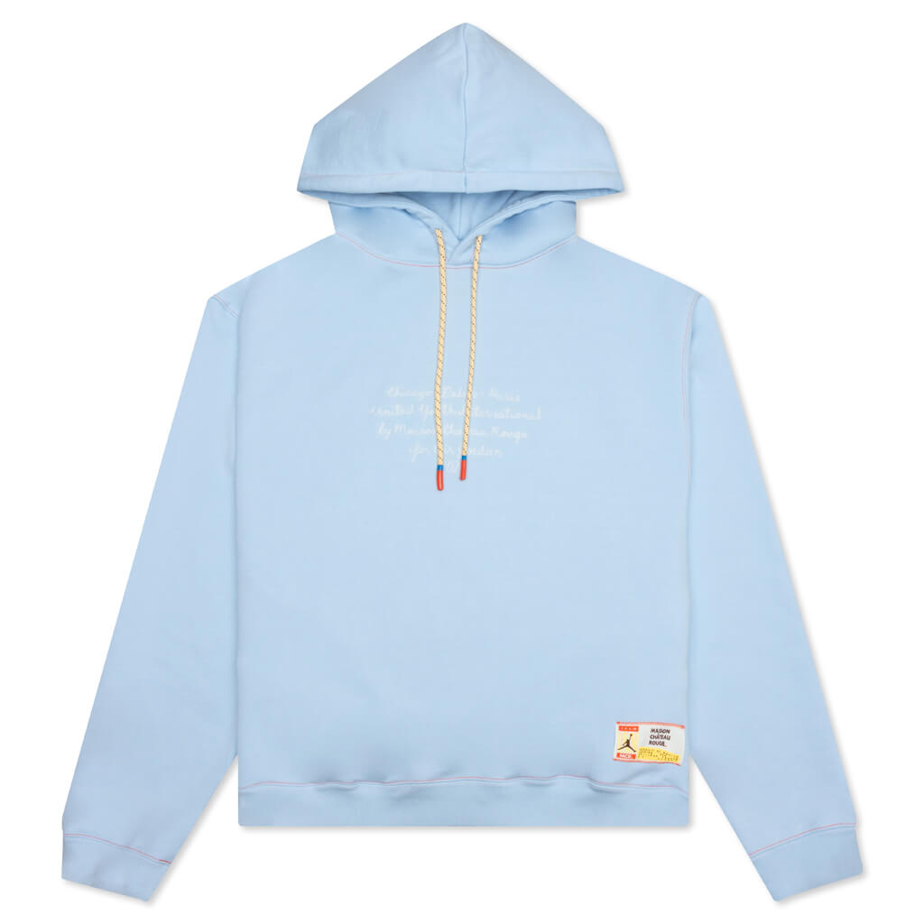Jordan x Maison Chateau Rouge Fleece Hoodie - Celestine Blue