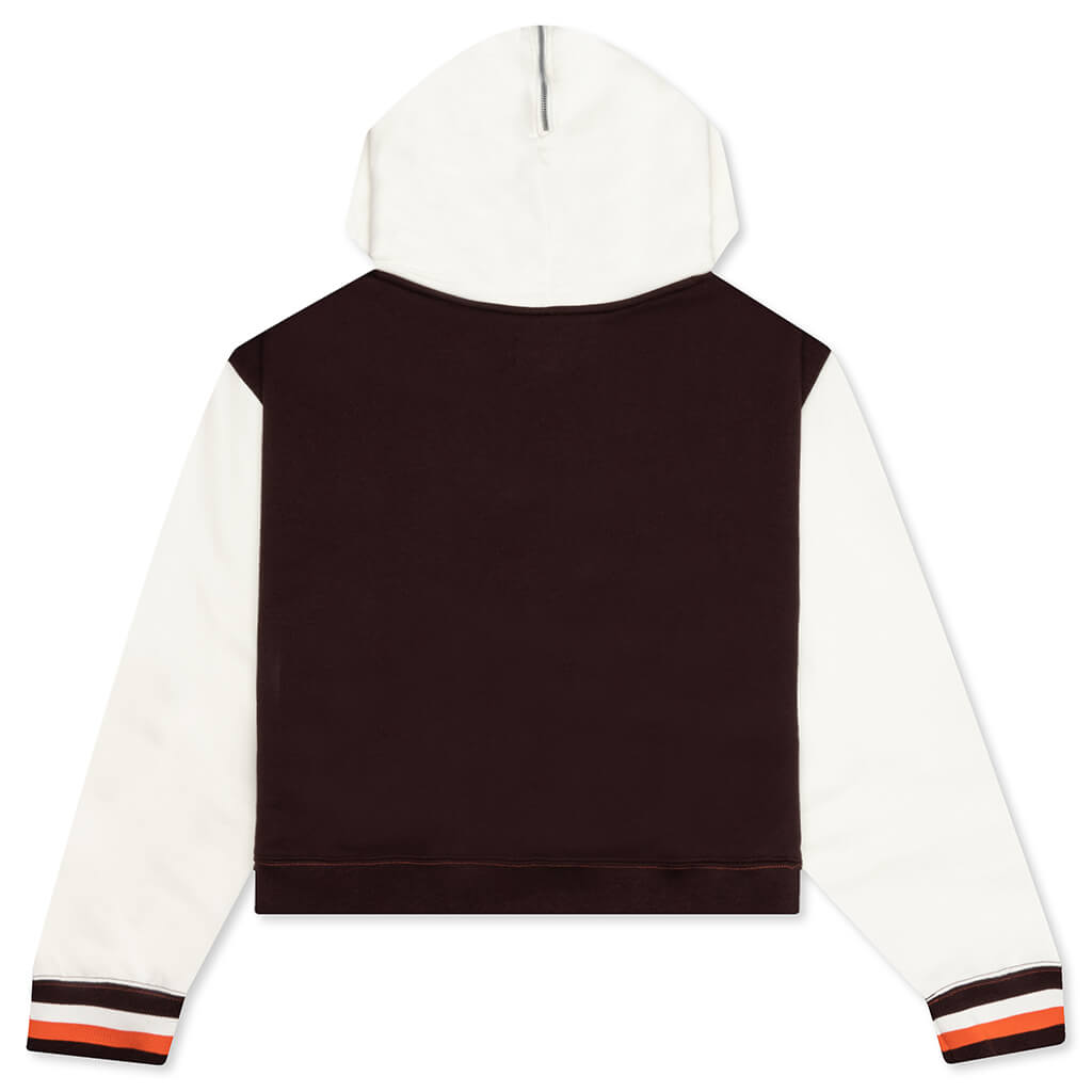 Jordan x Maison Chateau Rouge Women's Fleece Top - Brown Basalt/Sail