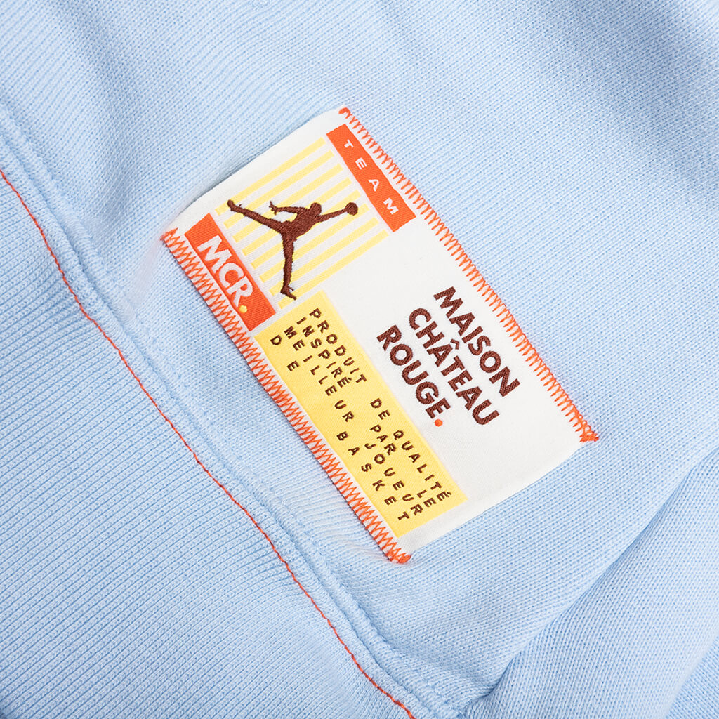 Jordan x Maison Chateau Rouge Women's Fleece Top - Celestine Blue/Sail