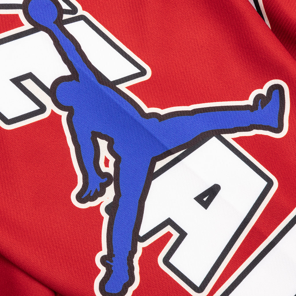 Jordan x Nigel Sylvester Jersey 'Cinnabar' - Cinnabar/Black/Lyon Blue