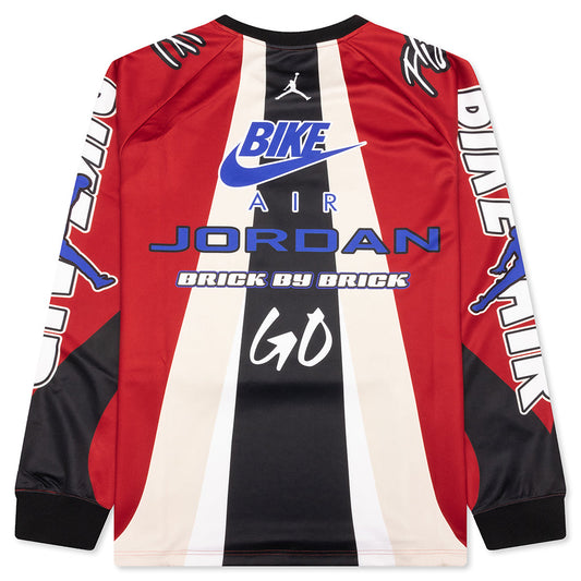 Jordan x Nigel Sylvester Jersey 'Cinnabar' - Cinnabar/Black/Lyon Blue