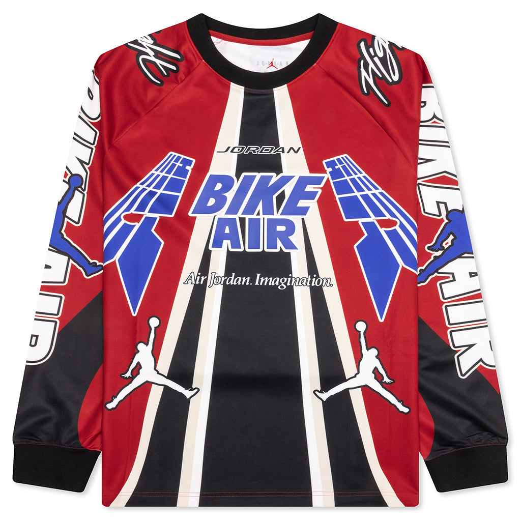 Jordan x Nigel Sylvester Jersey 'Cinnabar' - Cinnabar/Black/Lyon Blue