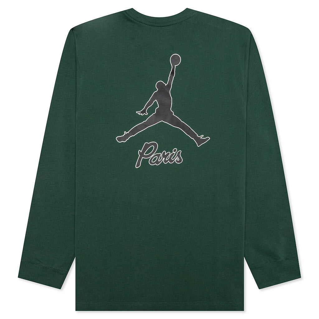 Jordan x Paris Saint-Germain L/S Tee - Noble Green