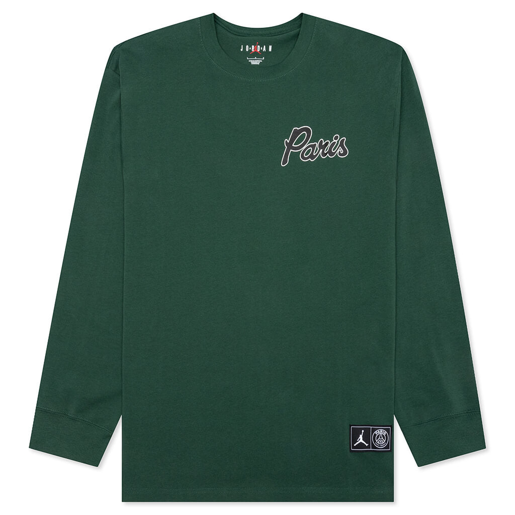 Jordan x Paris Saint-Germain L/S Tee - Noble Green