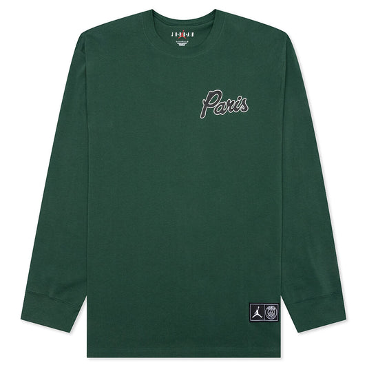 Jordan x Paris Saint-Germain L/S Tee - Noble Green