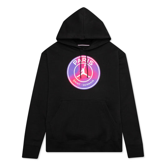Jordan x Paris Saint-Germain Fleece Pullover Hoodie - Black