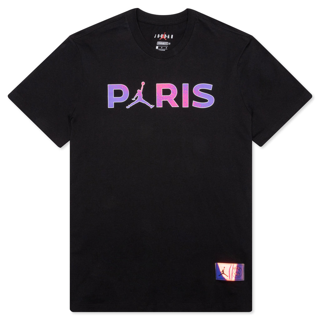 Jordan x Paris Saint-Germain S/S T-Shirt - Black