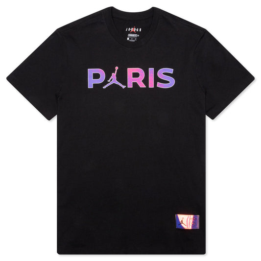 Jordan x Paris Saint-Germain S/S T-Shirt - Black