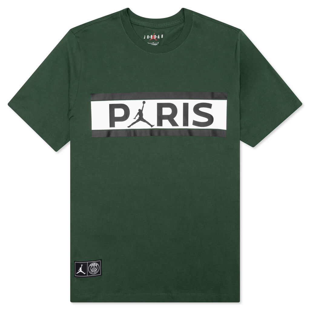 Jordan x Paris Saint-Germain T-Shirt - Noble Green/White