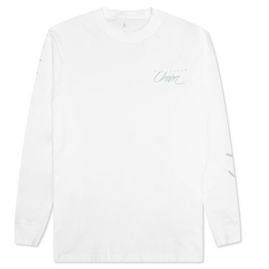 Jordan x Union L/S Tee - White/Grey Haze