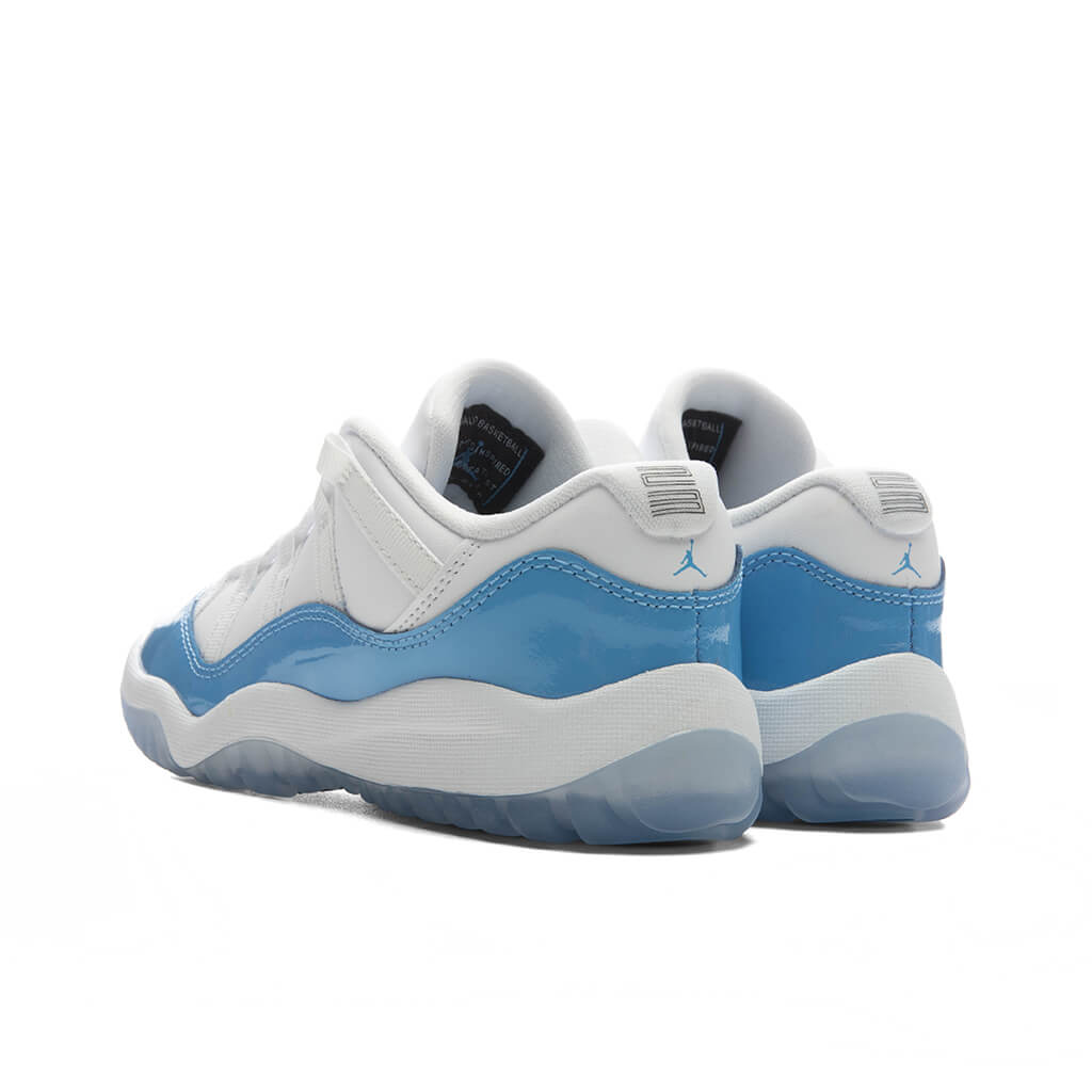 Air Jordan 11 Retro Low 'University Blue' (PS) - White/University Blue/Black