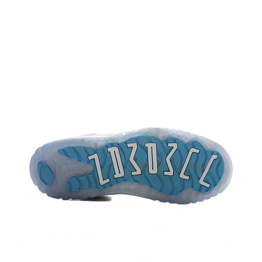 Air Jordan 11 Retro Low 'University Blue' (PS) - White/University Blue/Black