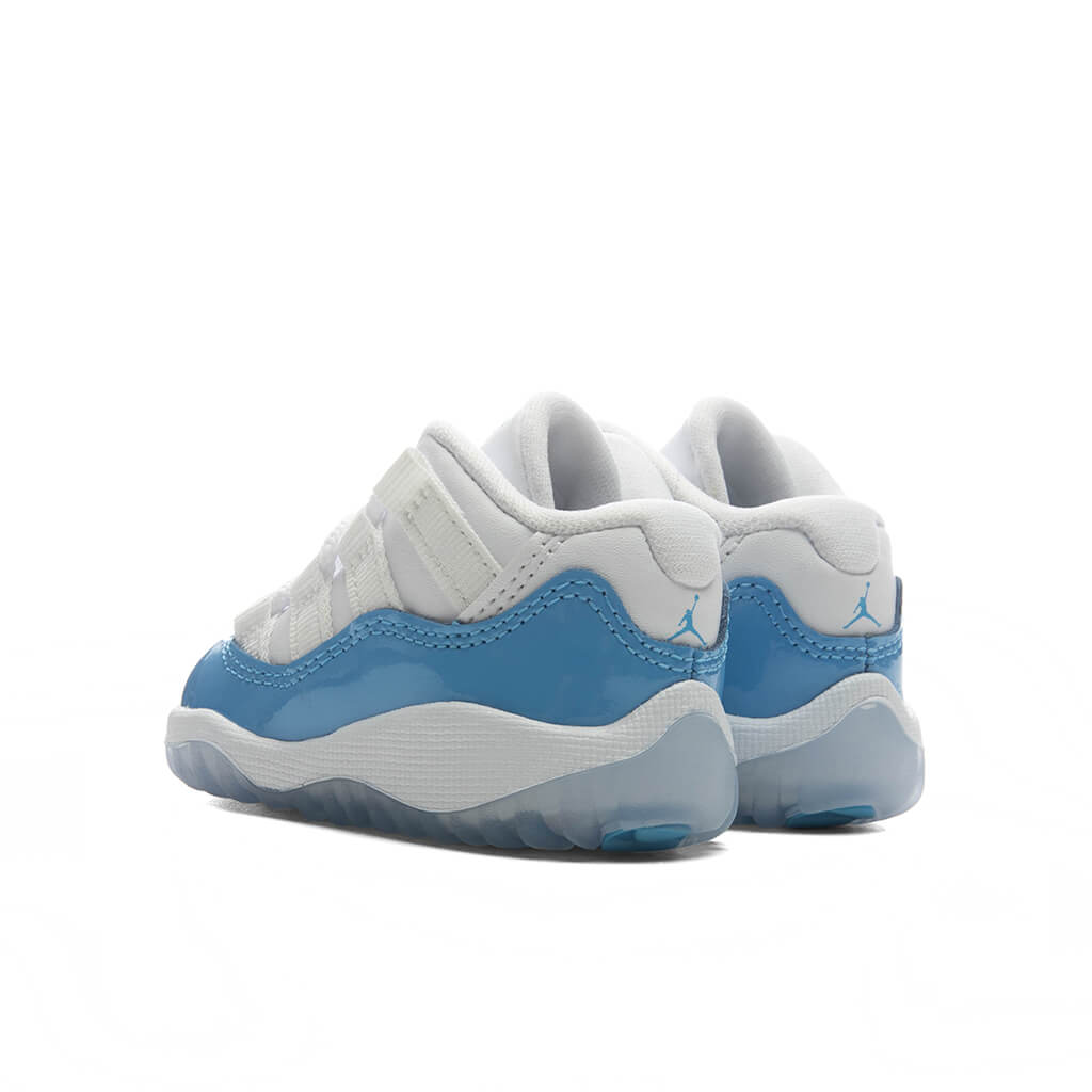 Air Jordan 11 Retro Low 'University Blue' (TD) - White/University Blue/Black