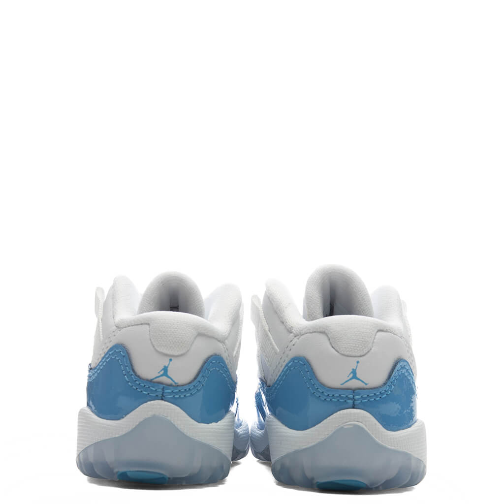 Air Jordan 11 Retro Low 'University Blue' (TD) - White/University Blue/Black