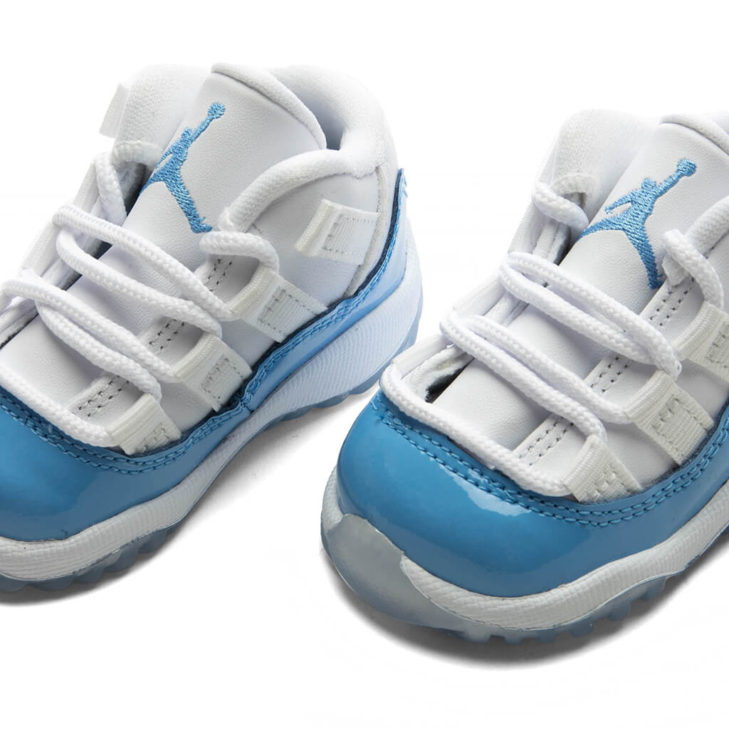 Air Jordan 11 Retro Low 'University Blue' (TD) - White/University Blue/Black