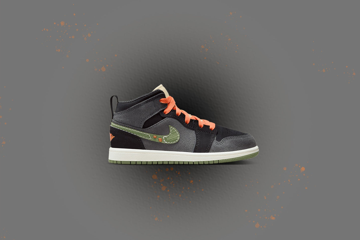 Jordan 1 Mid SE Craft (PS) - Anthracite/Sky J Light Olive/Black