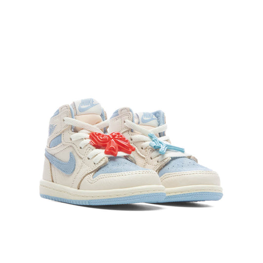 Air Jordan 1 Retro High OG 'Psychic Blue' (TD) - Pale Ivory/Psychic Blue/Coconut Milk