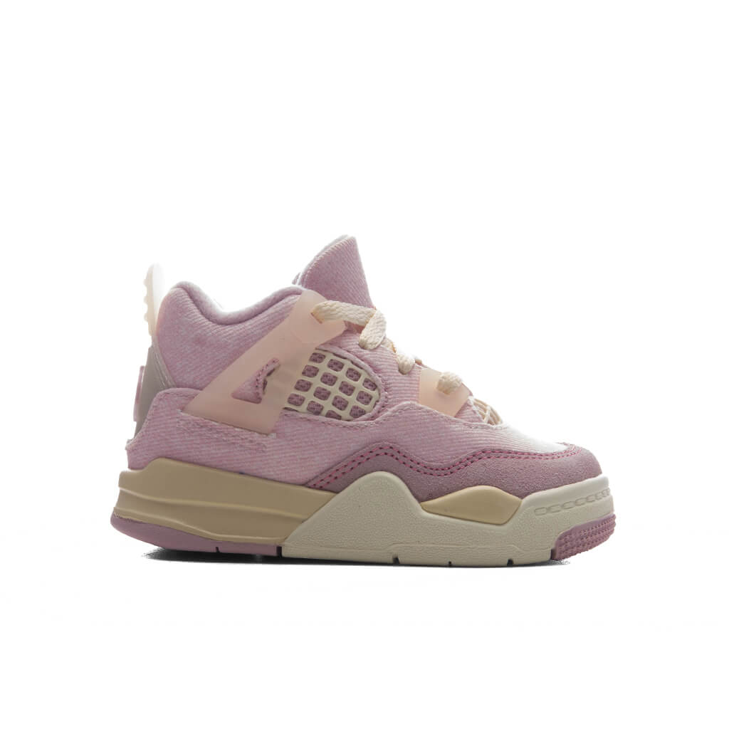 Air Jordan 4 Retro 'Iced Carmine' (TD) - Iced Carmine/Coconut Milk