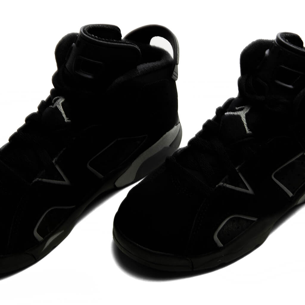 Air Jordan 6 Retro 'Cap and Gown' (PS) - Black/Reflect Silver/Black