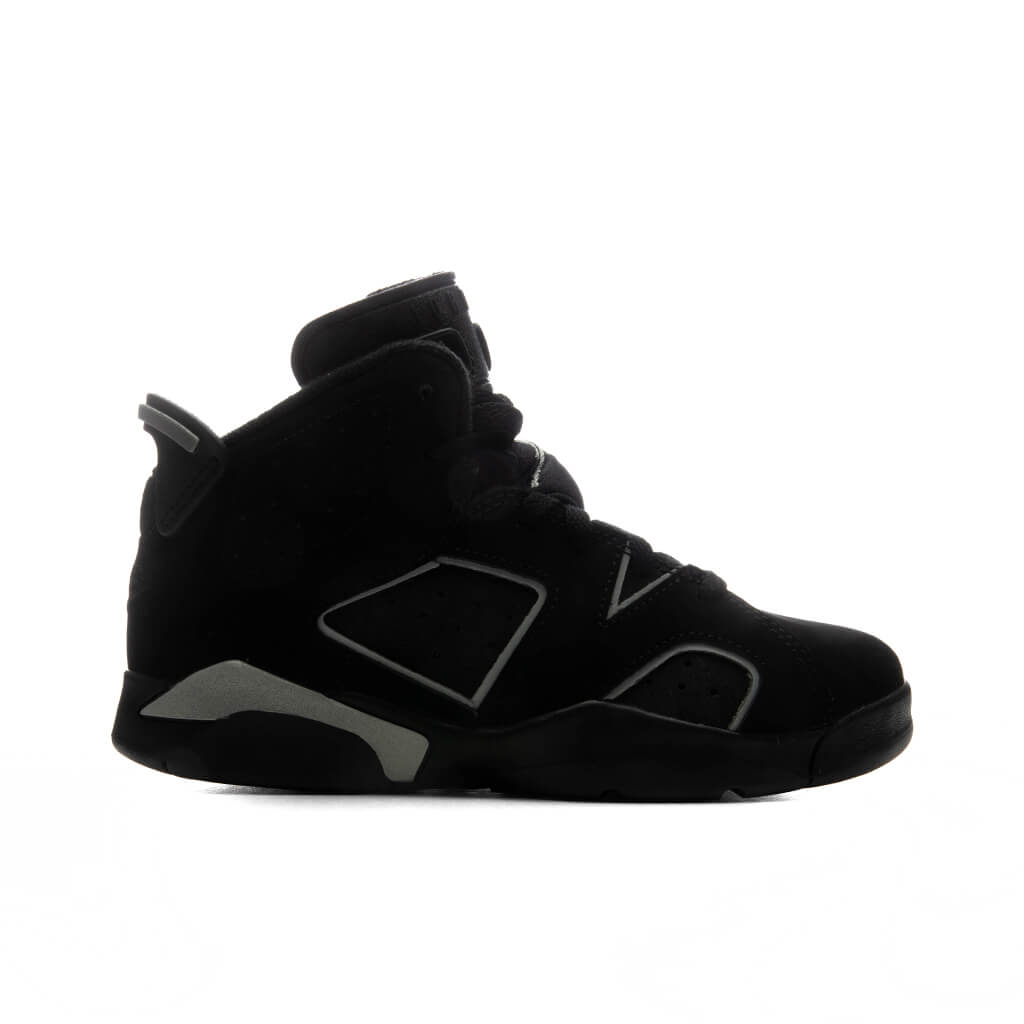 Air Jordan 6 Retro 'Cap and Gown' (PS) - Black/Reflect Silver/Black