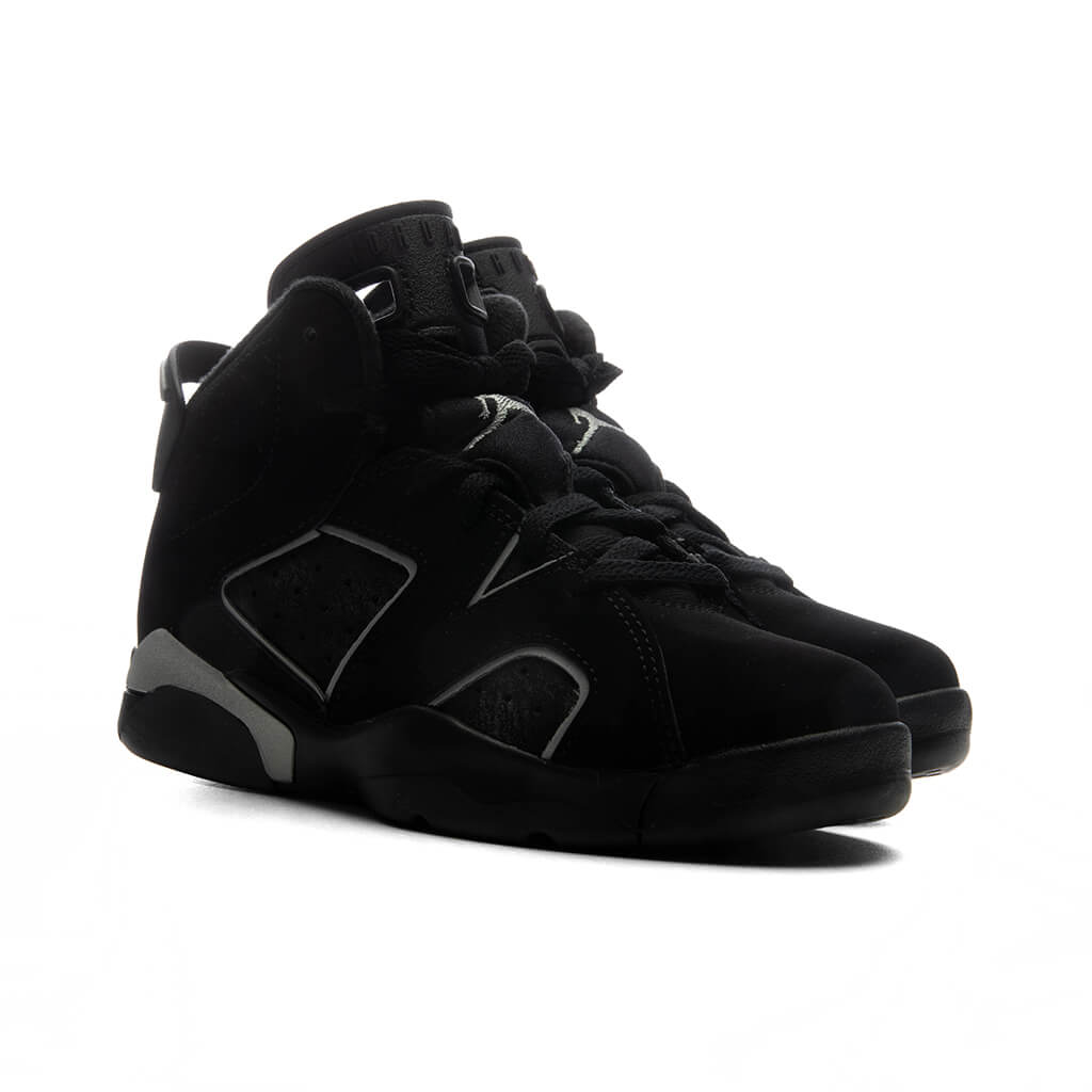 Air Jordan 6 Retro 'Cap and Gown' (PS) - Black/Reflect Silver/Black