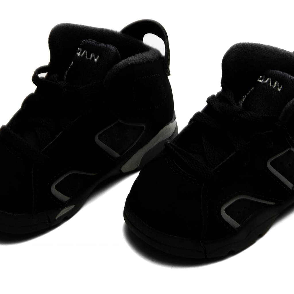 Air Jordan 6 Retro 'Cap and Gown' (TD) - Black/Reflect Silver/Black