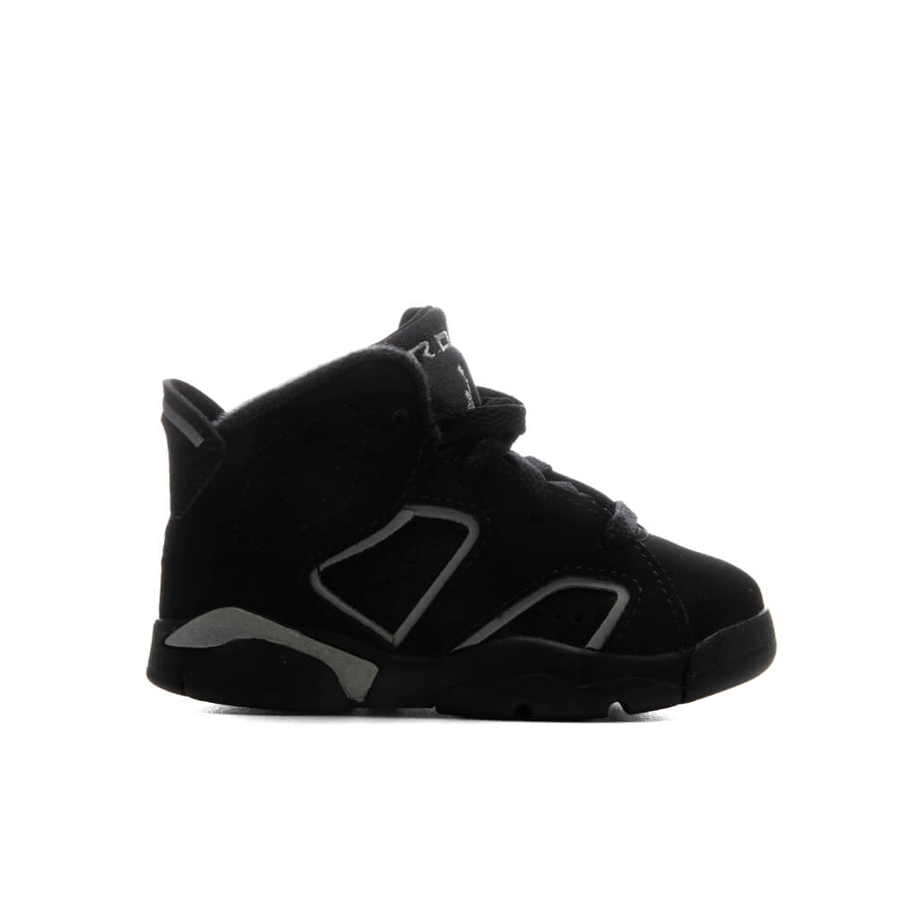 Air Jordan 6 Retro 'Cap and Gown' (TD) - Black/Reflect Silver/Black