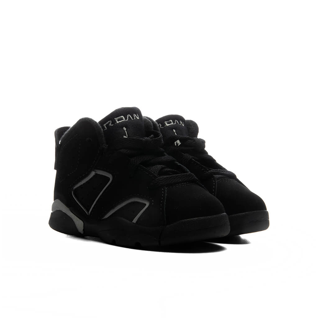 Air Jordan 6 Retro 'Cap and Gown' (TD) - Black/Reflect Silver/Black