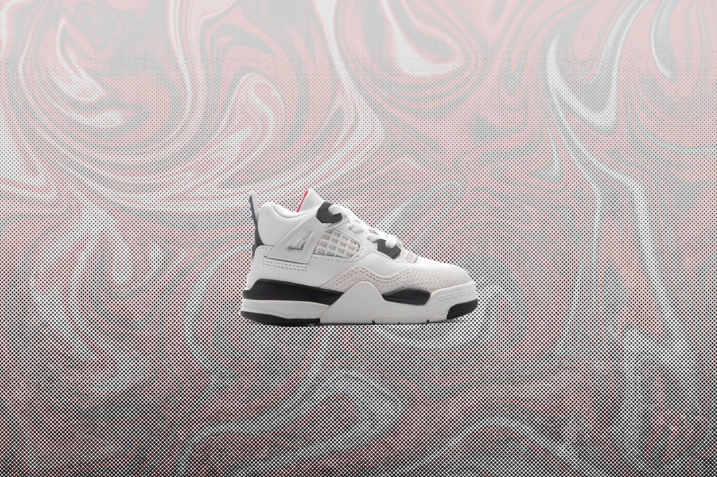 Air Jordan 4 Retro OG 'Flight Club' (TD) - Sail/Black/University Red