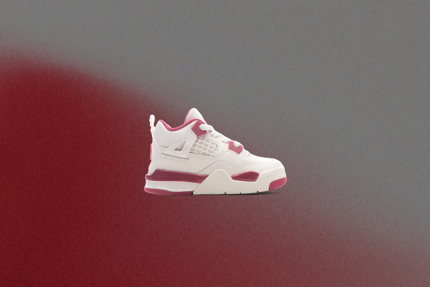 Air Jordan 4 Retro 'Valentine's Day' (TD) - Pale Ivory/Sierra Red