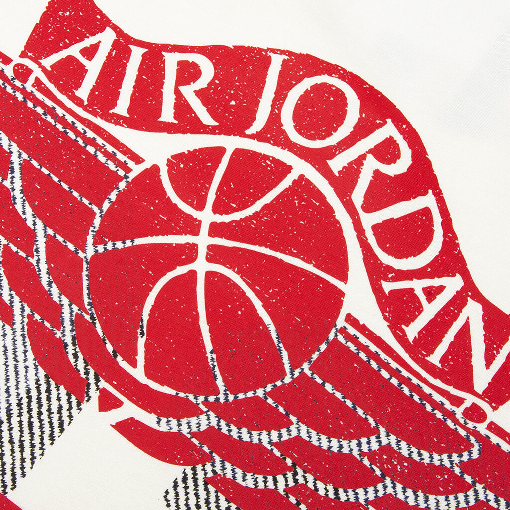 Jordan x Levi's L/S Tee - Pale Ivory/Black/University Red