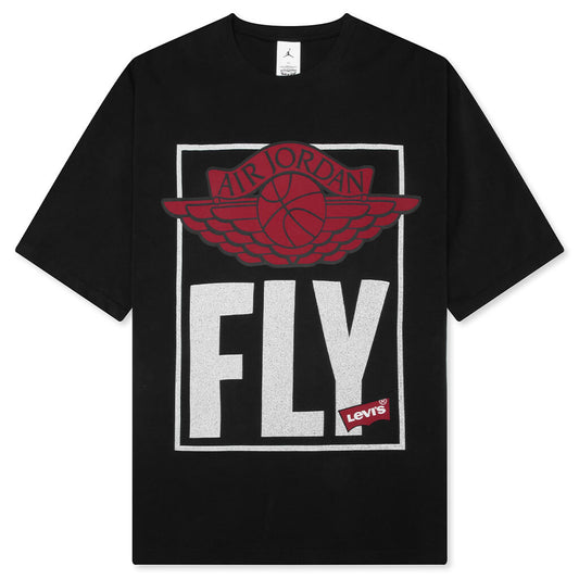 Jordan x Levi's S/S Tee - Black