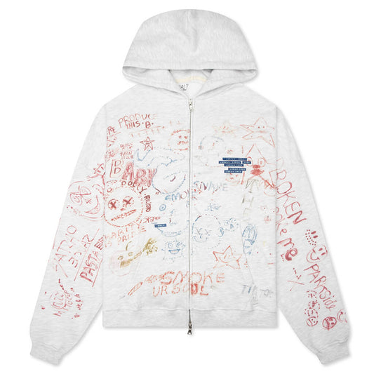 Joshua Tree Double Zip Hoodie - Multi