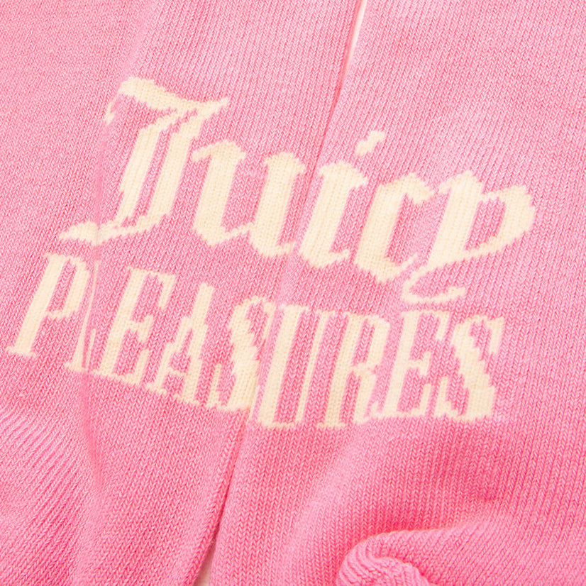 Pleasures x Juicy Couture Old English Socks - Pink